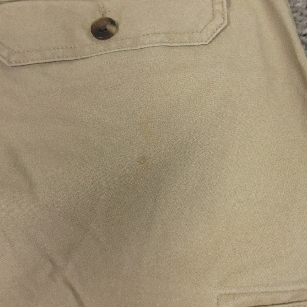 LL Bean Pants Mens 31x34 Beige Classic‎ Fit Cotton Canvas Outdoor Work Hiking